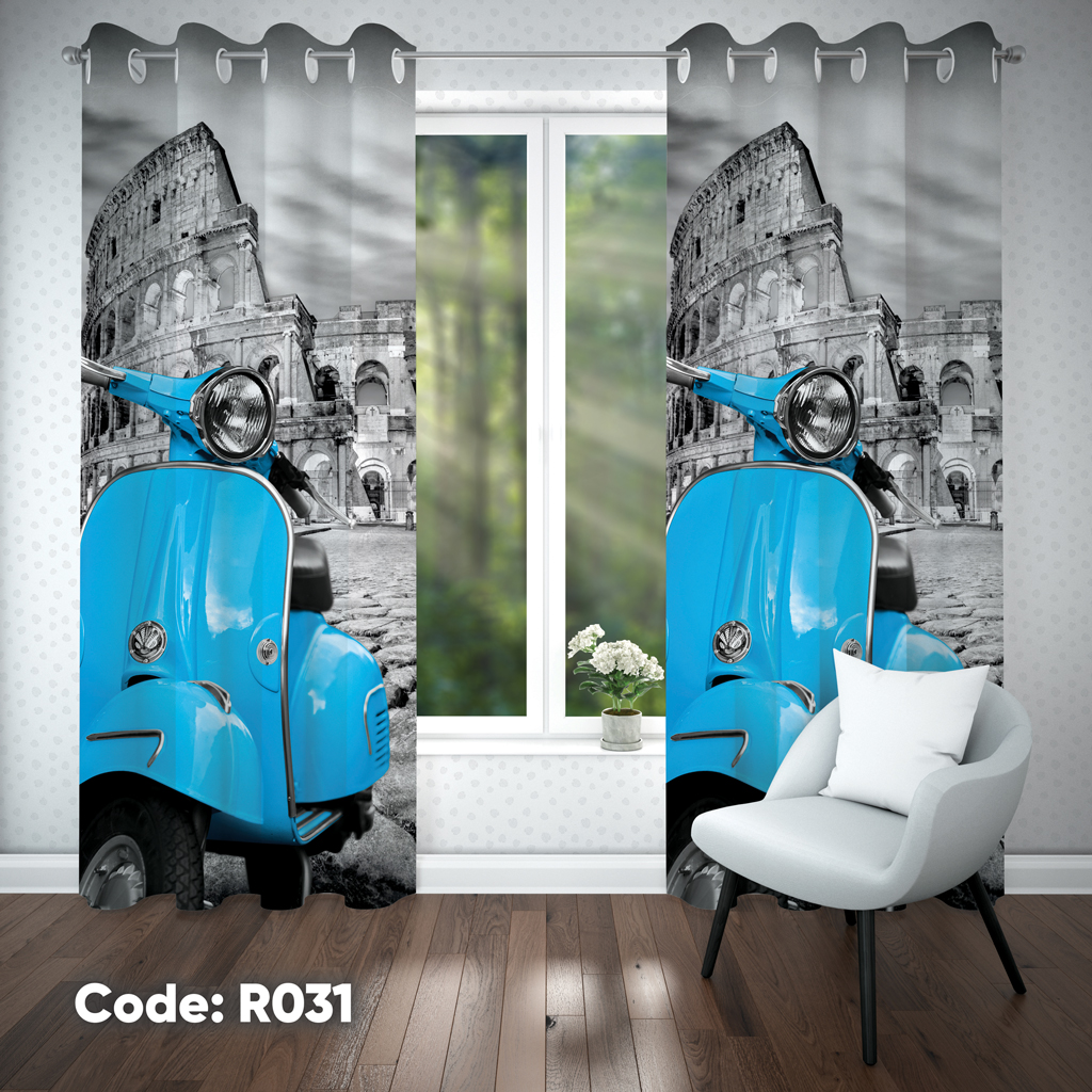 پرده اتاق مدل R031