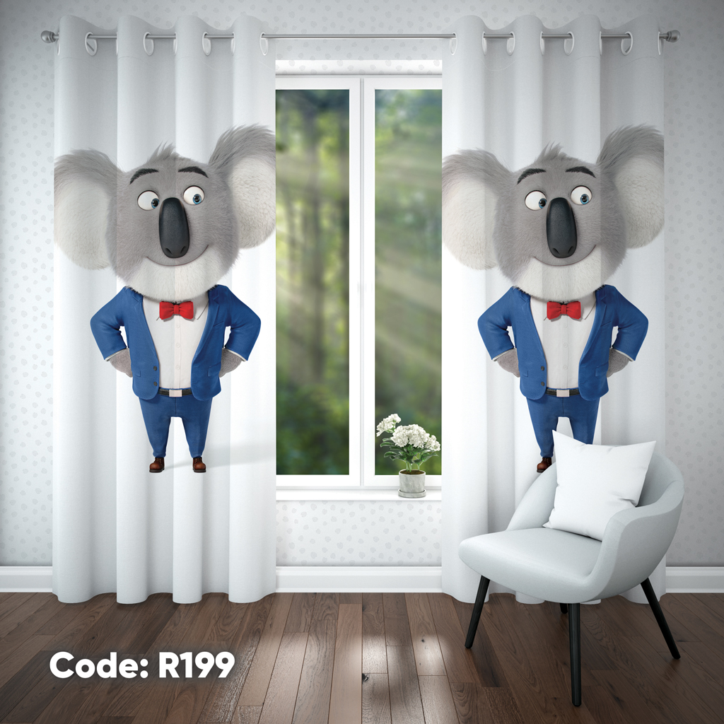 پرده اتاق کودک پسرانه مدل R199