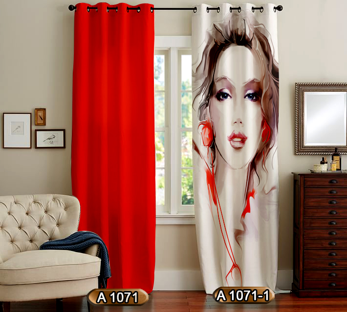 پرده اتاق کودک دخترانه مدل A1071