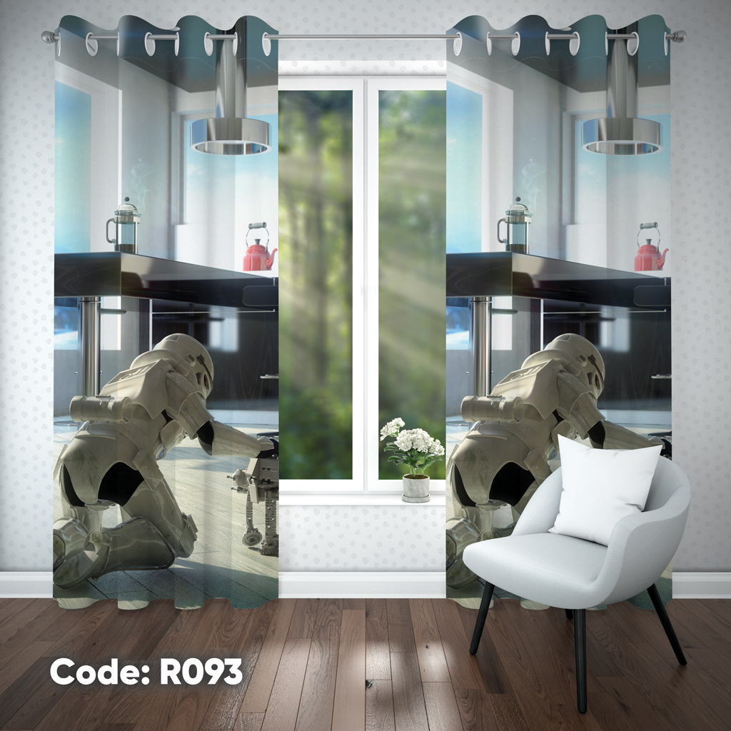 پرده اتاق مدل R093