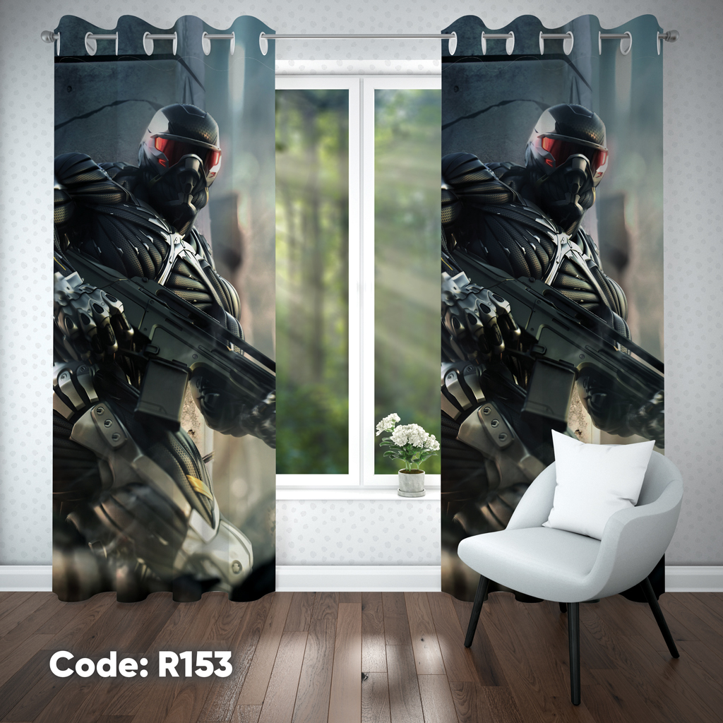 پرده اتاق کودک پسرانه مدل R153