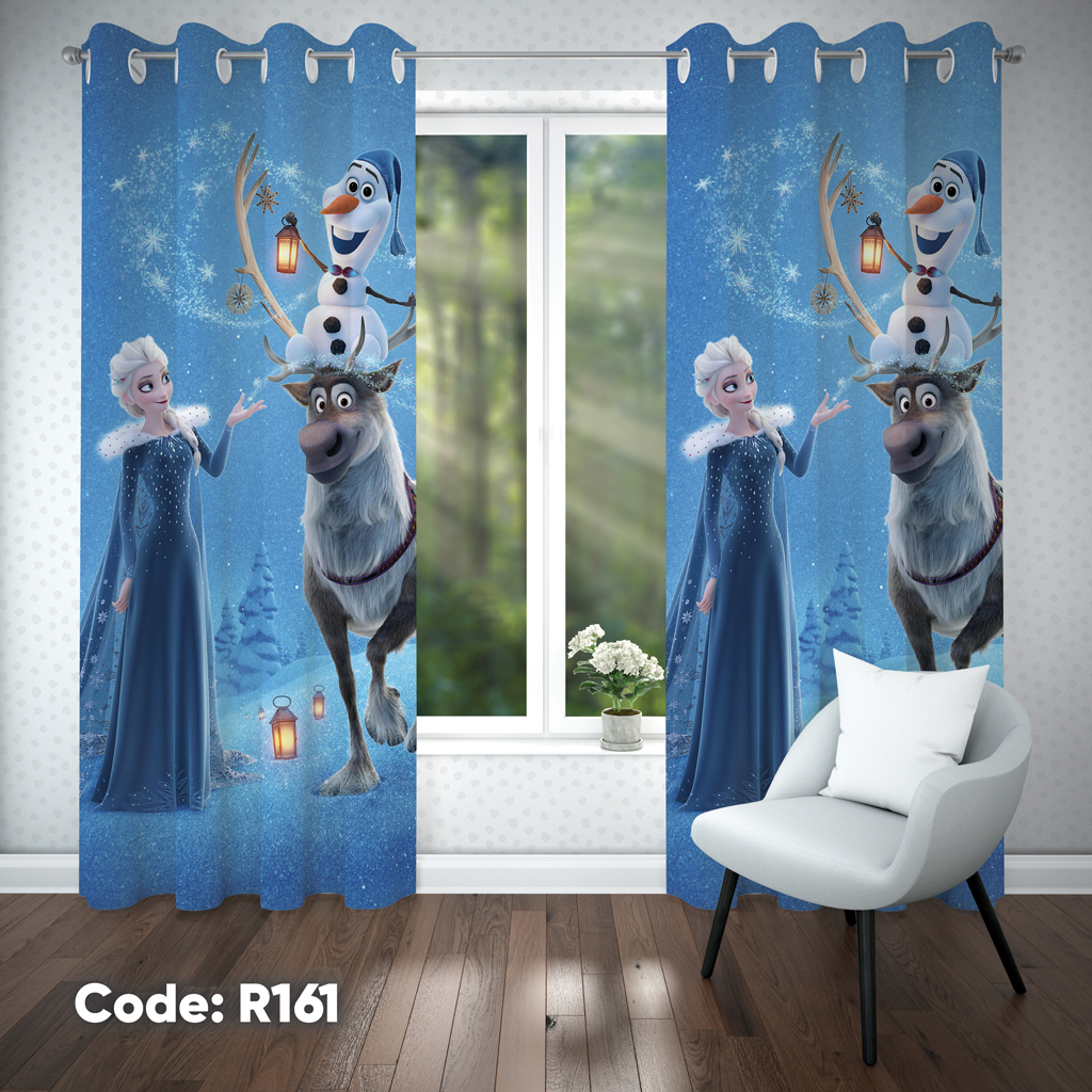 پرده اتاق کودک دخترانه مدل R161