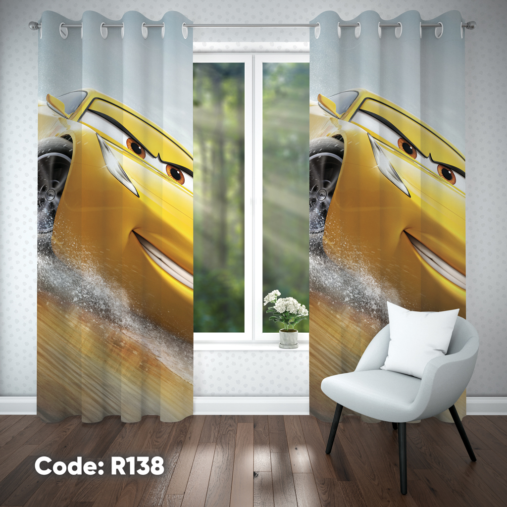 پرده اتاق کودک پسرانه مدل R138