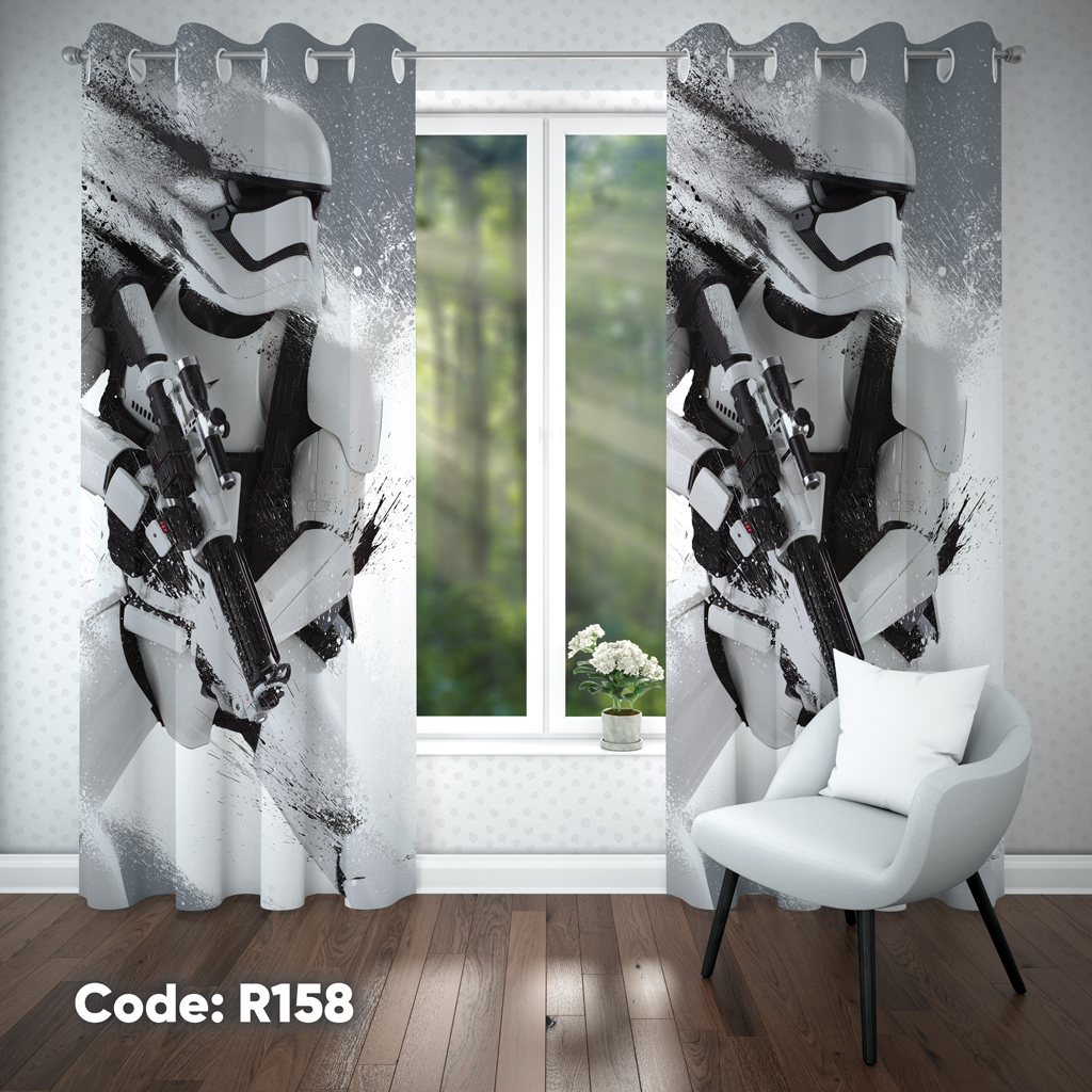 پرده اتاق کودک پسرانه مدل R158