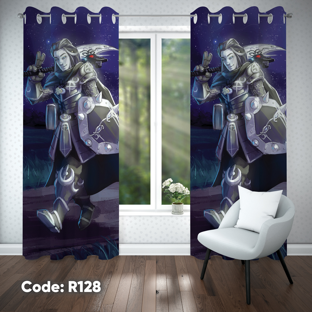 پرده اتاق کودک پسرانه مدل R128