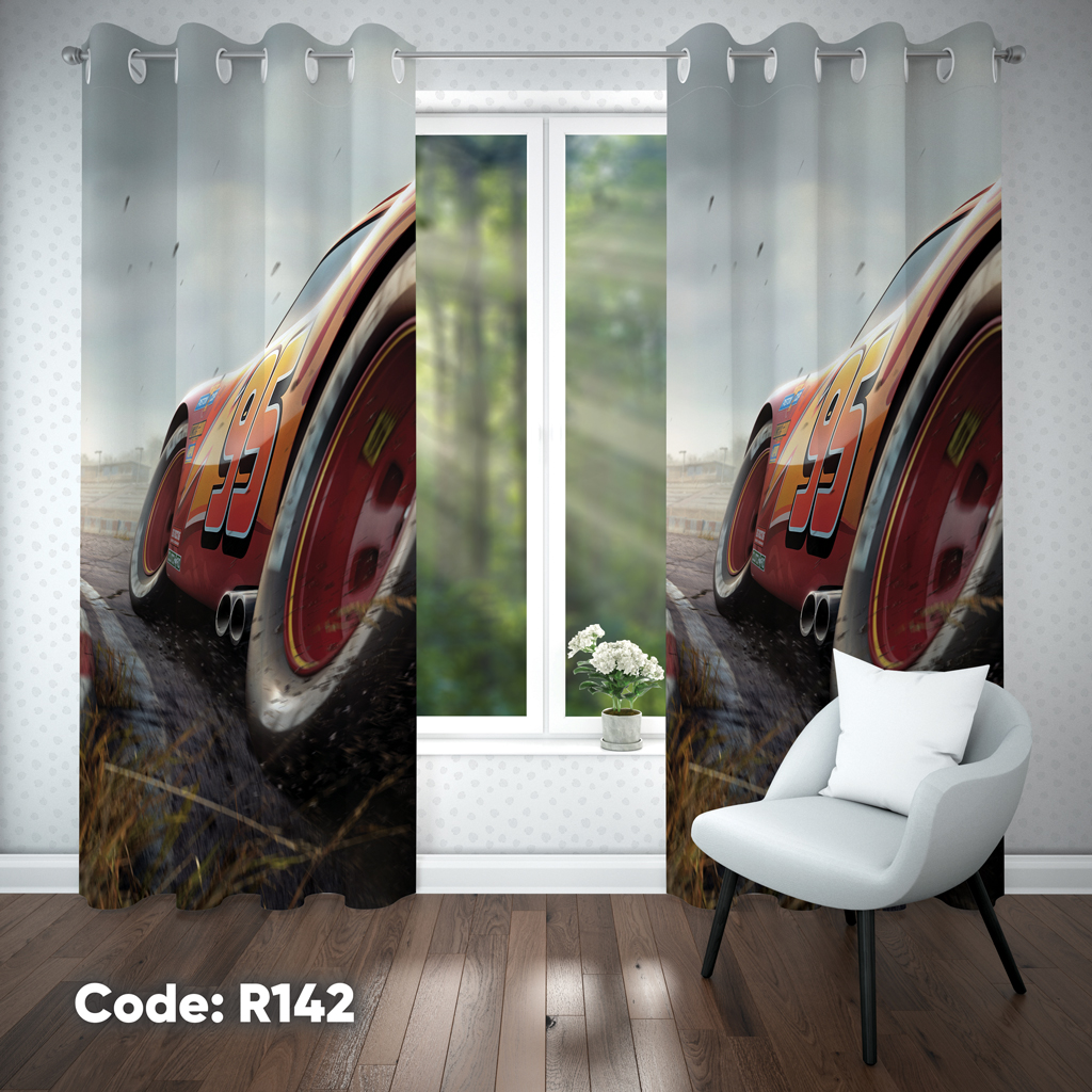 پرده اتاق کودک پسرانه مدل R142