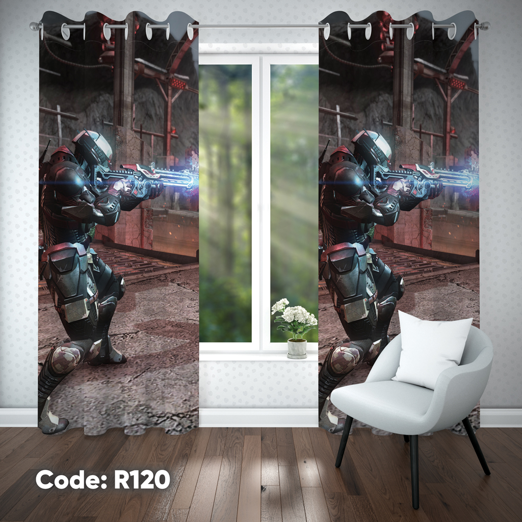 پرده اتاق کودک پسرانه مدل R120