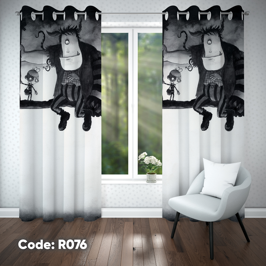 پرده اتاق کودک پسرانه مدل R076