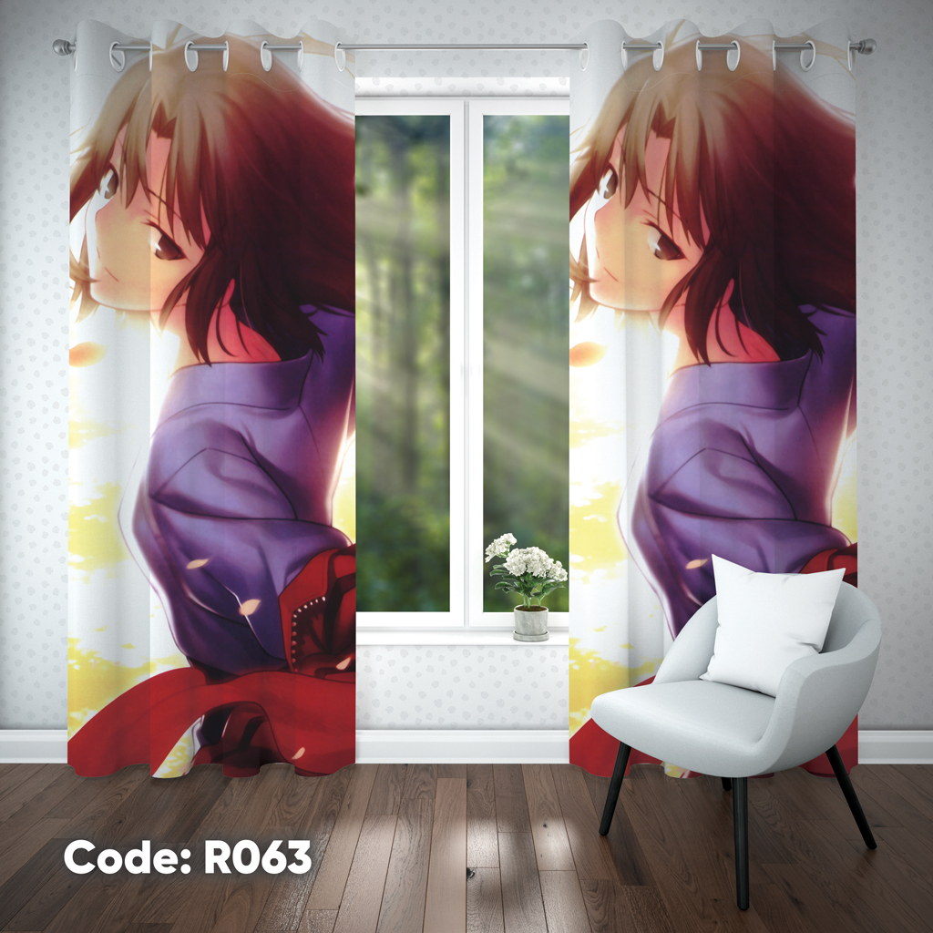 پرده اتاق کودک دخترانه مدل R063