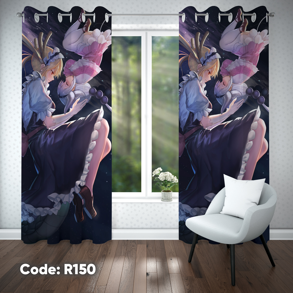 پرده اتاق کودک دخترانه مدل R150