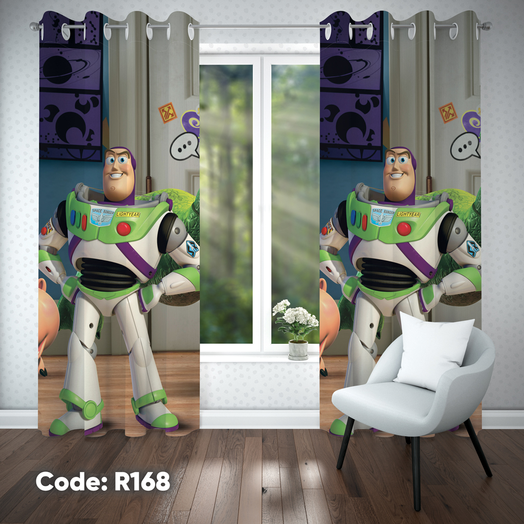 پرده اتاق کودک پسرانه مدل R168